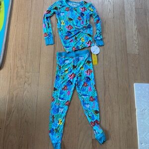 Size 9/10 New Little Sleepies Little Nemo's Reef 2 Piece Long Sleeve Pajama Set